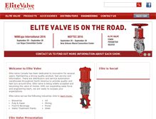 Tablet Screenshot of elitevalve.com